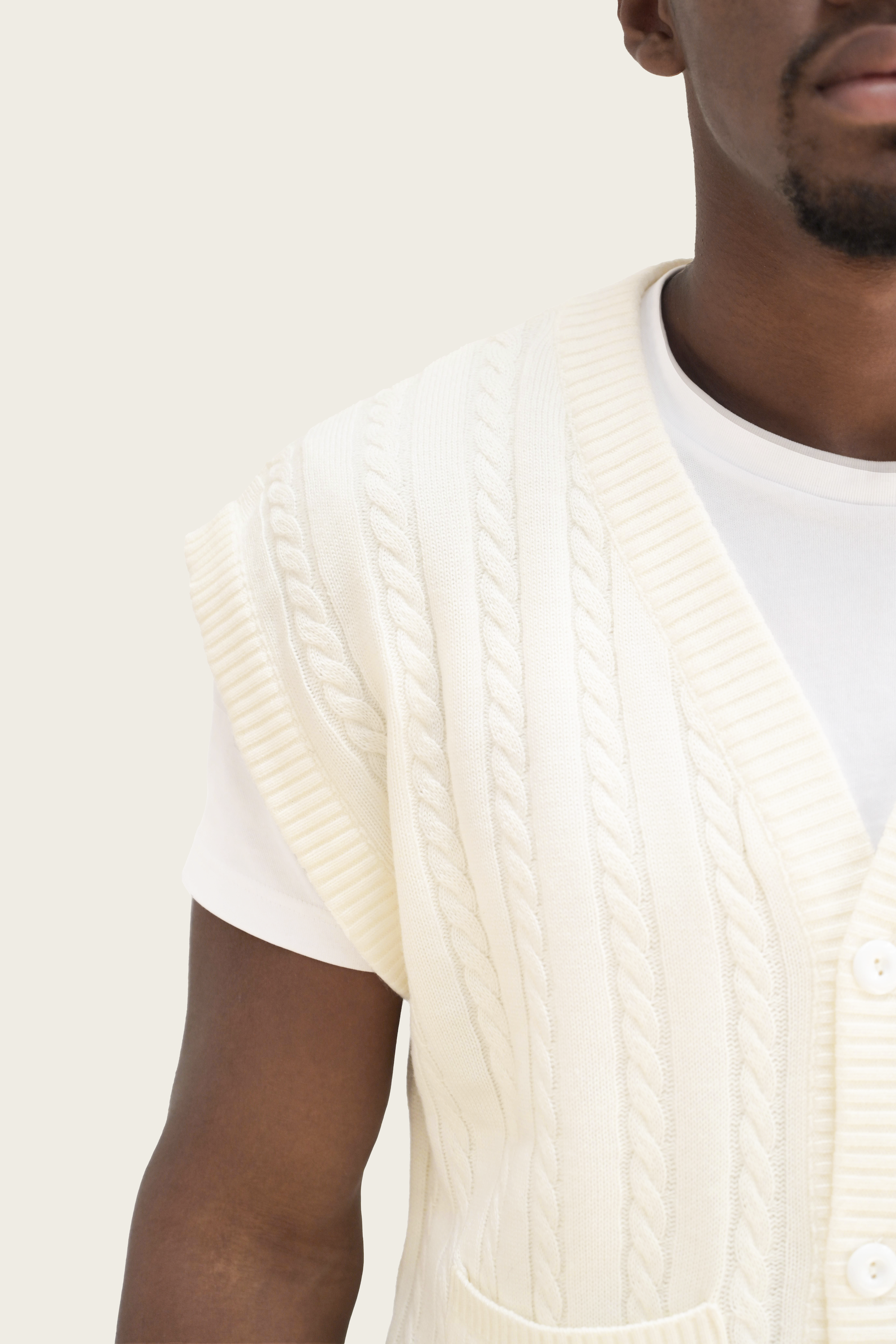 Chelsea Vest Ivory