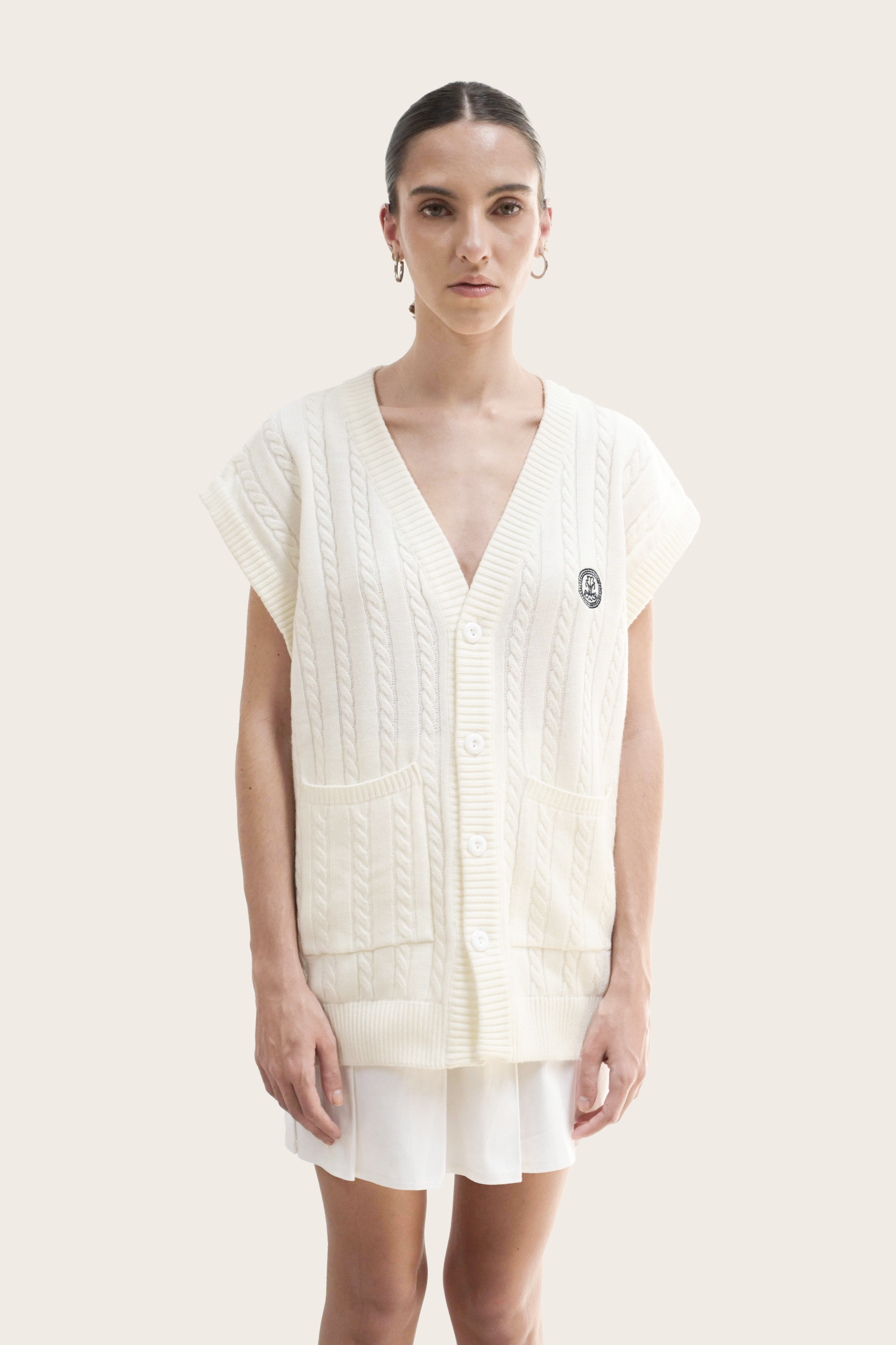 Chelsea Vest Ivory