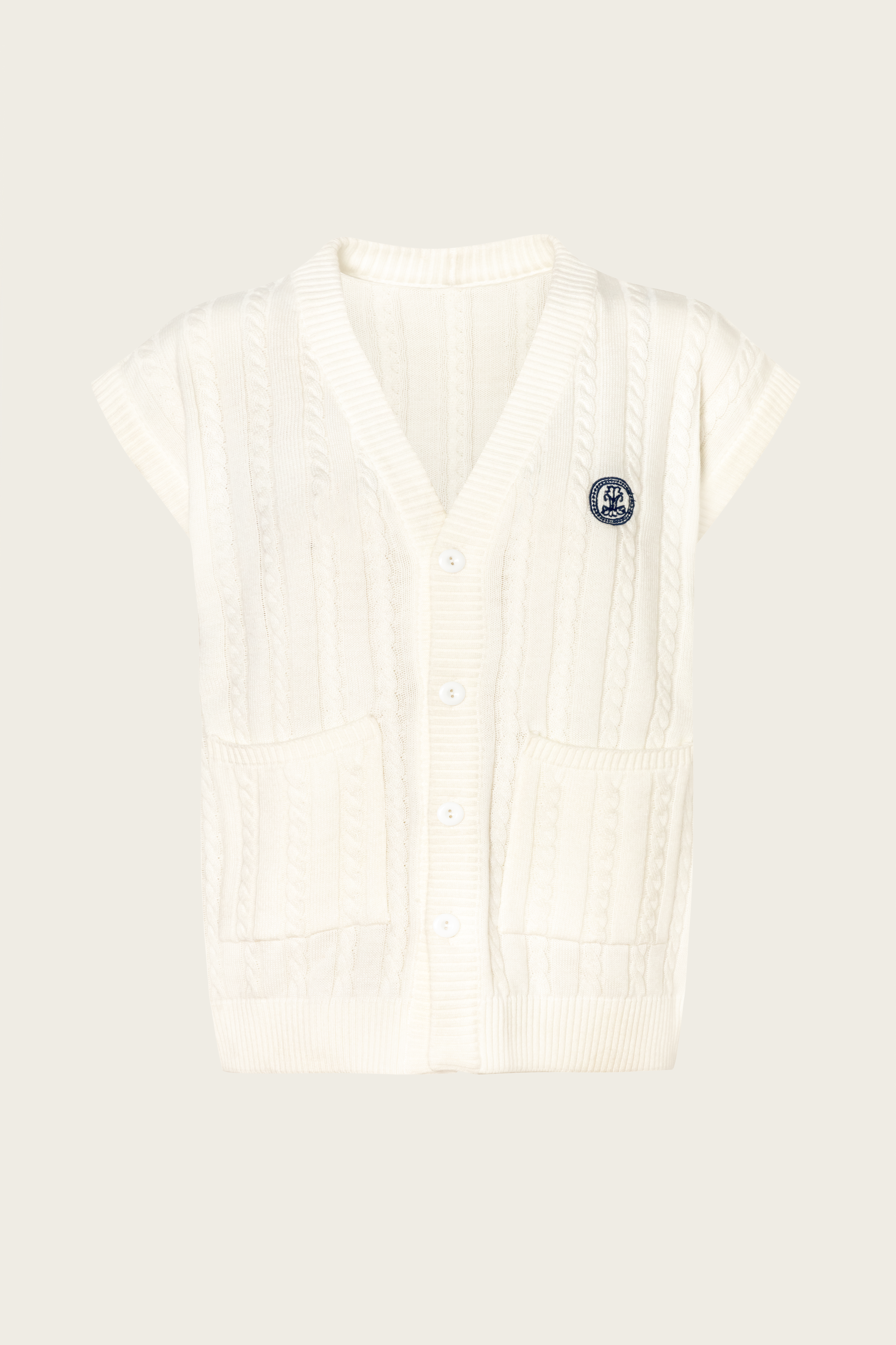 Chelsea Vest Ivory